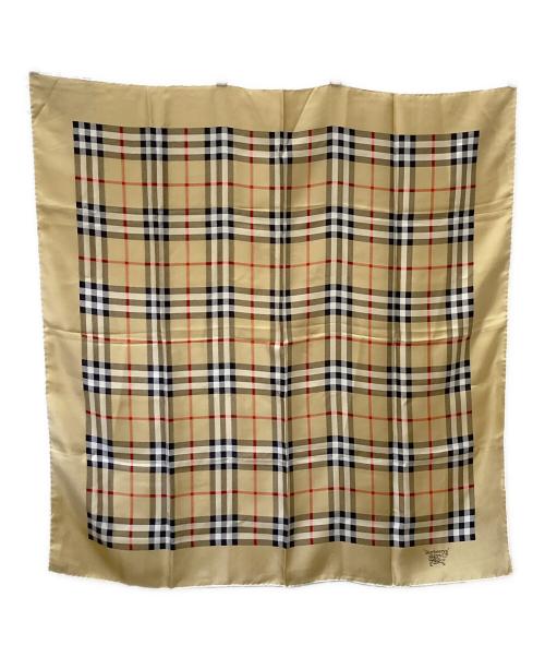 Burberry's（バーバリー）Burberry's (バーバリー) シルクスカーフ ベージュの古着・服飾アイテム