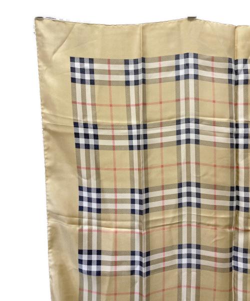Burberry's（バーバリー）Burberry's (バーバリー) シルクスカーフ ベージュの古着・服飾アイテム