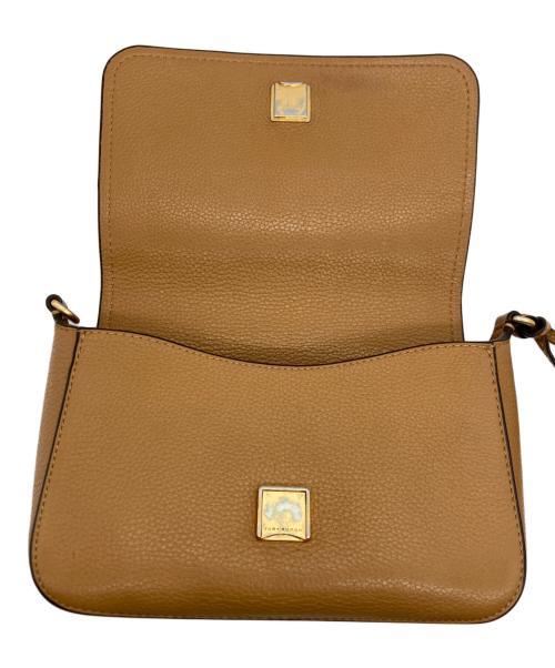 TORY BURCH（トリーバーチ）TORY BURCH (トリーバーチ) フラップクロスボディーバッグ ブラウンの古着・服飾アイテム