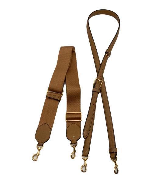 TORY BURCH（トリーバーチ）TORY BURCH (トリーバーチ) フラップクロスボディーバッグ ブラウンの古着・服飾アイテム