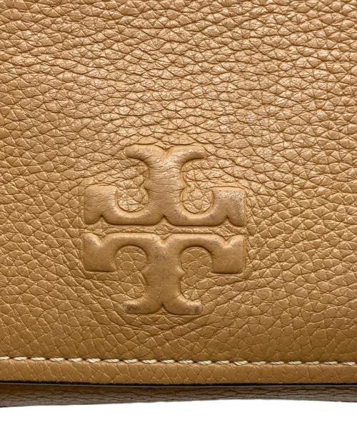 TORY BURCH（トリーバーチ）TORY BURCH (トリーバーチ) フラップクロスボディーバッグ ブラウンの古着・服飾アイテム