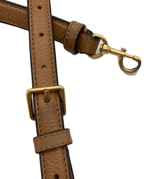 TORY BURCH（トリーバーチ）TORY BURCH (トリーバーチ) フラップクロスボディーバッグ ブラウンの古着・服飾アイテム