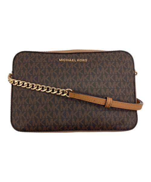 MICHAEL KORS（マイケル・コース）MICHAEL KORS (マイケル・コース) ショルダーバッグ ブラウンの古着・服飾アイテム