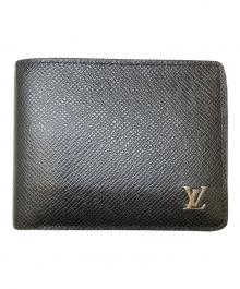 LOUIS VUITTON（ルイ ヴィトン）の古着「ポルトフォイユ ミュルティプル」｜ブラック