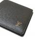中古・古着 LOUIS VUITTON (ルイ ヴィトン) ポルトフォイユ ミュルティプル ブラック：50000円