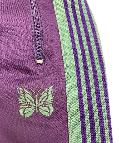 Needles（ニードルズ）Needles (ニードルズ) Track Pant - Poly Smooth パープル×グリーン サイズ:Lの古着・服飾アイテム