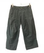 Y'sワイズ）の古着「ウールワイドパンツ」｜ブラック