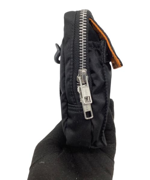 PORTER（ポーター）PORTER (ポーター) タンカー モバイルポーチ ブラック×オレンジの古着・服飾アイテム