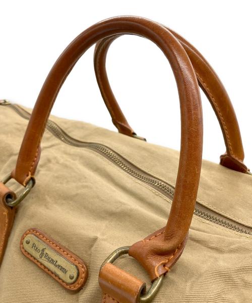 POLO RALPH LAUREN（ポロ・ラルフローレン）POLO RALPH LAUREN (ポロ・ラルフローレン) ボストンバッグ ベージュの古着・服飾アイテム