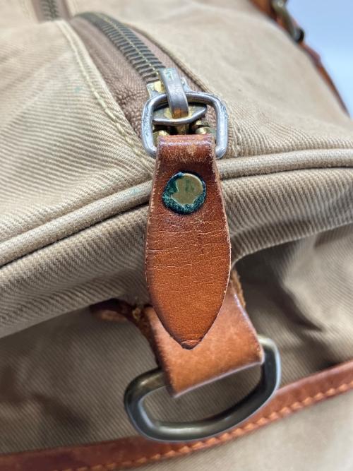 POLO RALPH LAUREN（ポロ・ラルフローレン）POLO RALPH LAUREN (ポロ・ラルフローレン) ボストンバッグ ベージュの古着・服飾アイテム