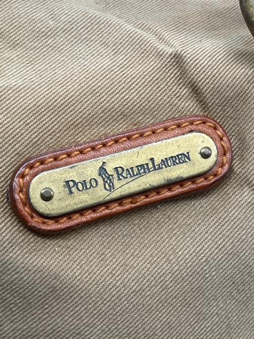 POLO RALPH LAUREN（ポロ・ラルフローレン）POLO RALPH LAUREN (ポロ・ラルフローレン) ボストンバッグ ベージュの古着・服飾アイテム