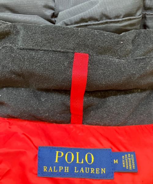 POLO RALPH LAUREN（ポロ・ラルフローレン）POLO RALPH LAUREN (ポロ・ラルフローレン) ビッグポニー刺繍ダウンジャケット ブラック サイズ:Mの古着・服飾アイテム
