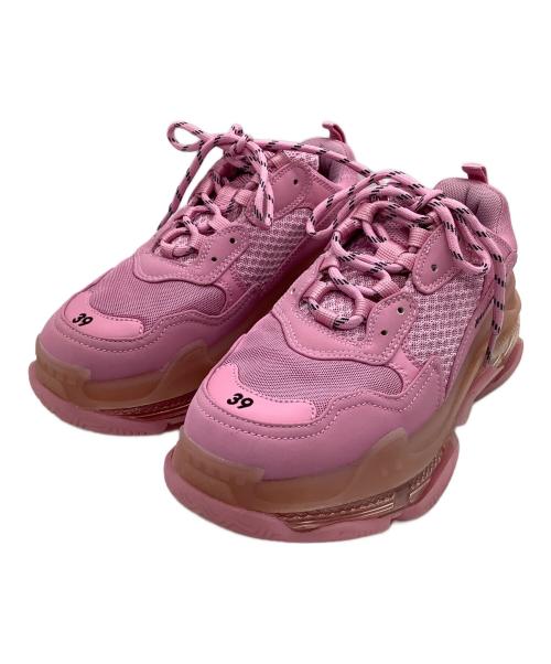 BALENCIAGA（バレンシアガ）BALENCIAGA (バレンシアガ) スニーカー ピンク サイズ:26cmの古着・服飾アイテム