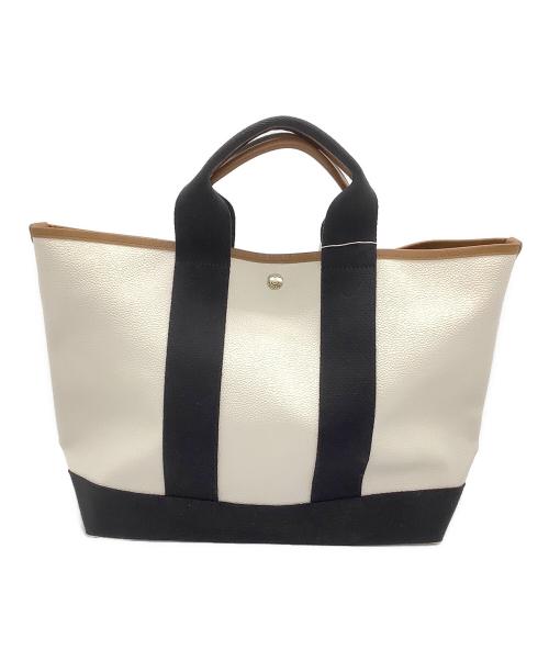 TOPKAPI（トプカピ）TOPKAPI (トプカピ) トートバッグ ブラック×ベージュの古着・服飾アイテム