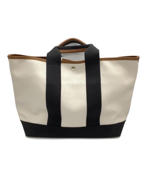 TOPKAPI（トプカピ）TOPKAPI (トプカピ) トートバッグ ブラック×ベージュの古着・服飾アイテム