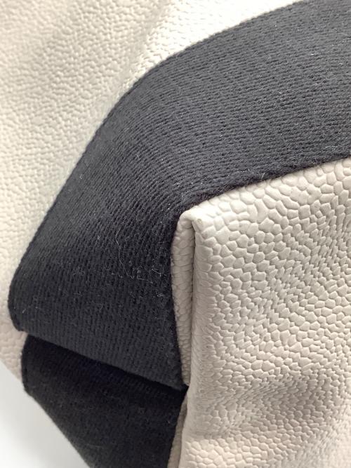 TOPKAPI（トプカピ）TOPKAPI (トプカピ) トートバッグ ブラック×ベージュの古着・服飾アイテム