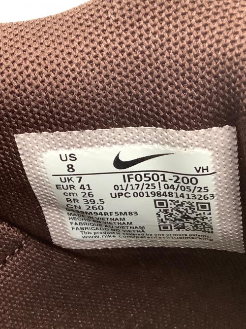 NIKE（ナイキ）NIKE (ナイキ) ローカットスニーカー ブラウン Earth and Dusty Peach サイズ:26cmの古着・服飾アイテム