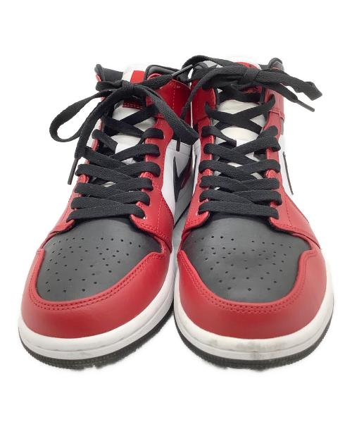 NIKE（ナイキ）NIKE (ナイキ) Air Jordan 1 Mid レッド×ブラック Chicago Black Toe サイズ:26cmの古着・服飾アイテム