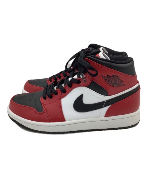 NIKE（ナイキ）NIKE (ナイキ) Air Jordan 1 Mid レッド×ブラック Chicago Black Toe サイズ:26cmの古着・服飾アイテム