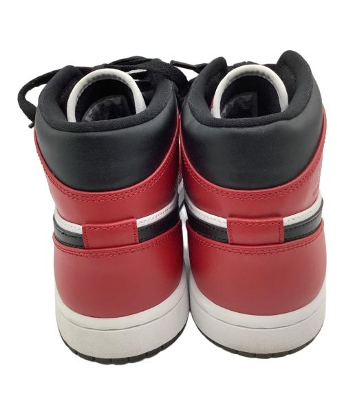 NIKE（ナイキ）NIKE (ナイキ) Air Jordan 1 Mid レッド×ブラック Chicago Black Toe サイズ:26cmの古着・服飾アイテム