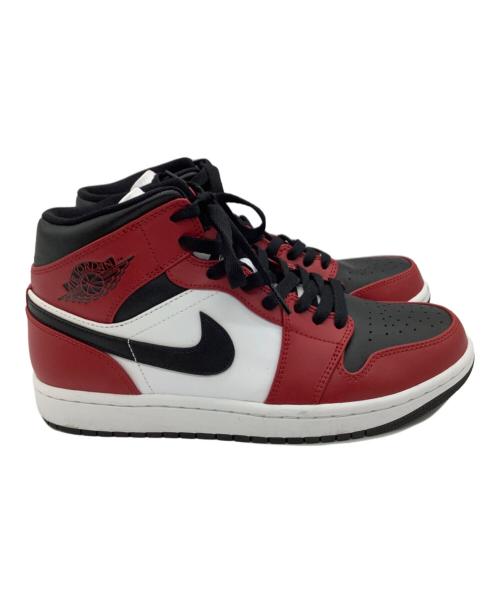 NIKE（ナイキ）NIKE (ナイキ) Air Jordan 1 Mid レッド×ブラック Chicago Black Toe サイズ:26cmの古着・服飾アイテム