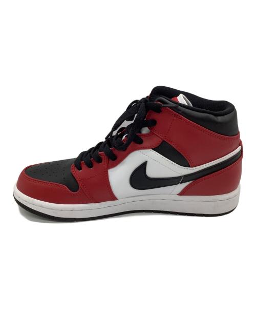 NIKE（ナイキ）NIKE (ナイキ) Air Jordan 1 Mid レッド×ブラック Chicago Black Toe サイズ:26cmの古着・服飾アイテム