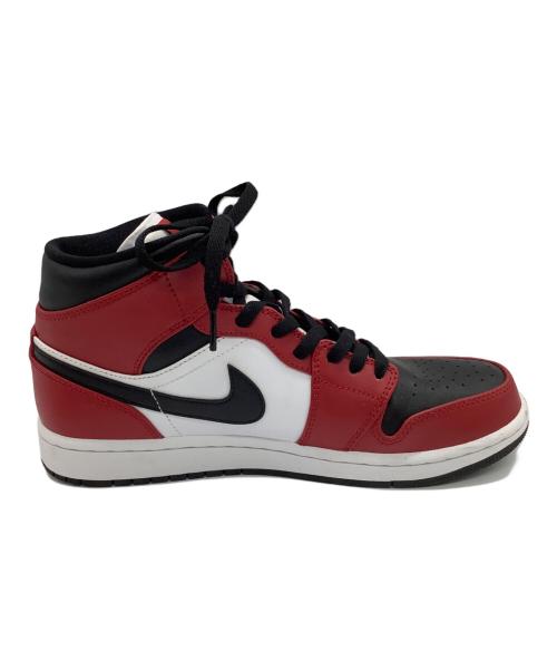NIKE（ナイキ）NIKE (ナイキ) Air Jordan 1 Mid レッド×ブラック Chicago Black Toe サイズ:26cmの古着・服飾アイテム