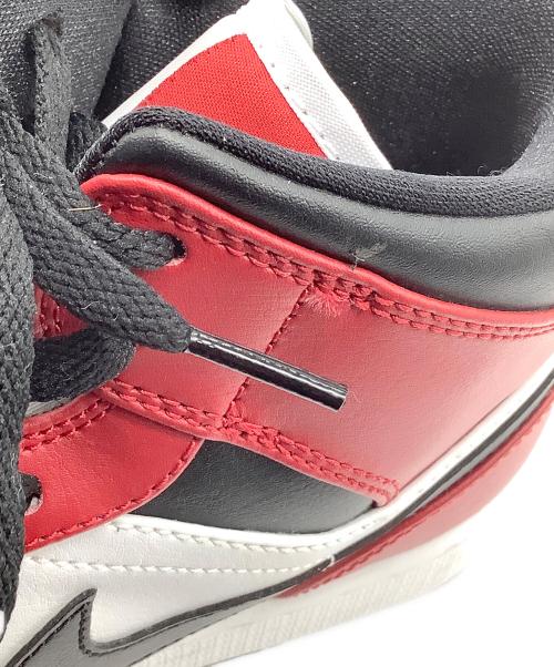 NIKE（ナイキ）NIKE (ナイキ) Air Jordan 1 Mid レッド×ブラック Chicago Black Toe サイズ:26cmの古着・服飾アイテム