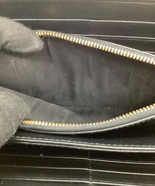 MIU MIU（ミュウミュウ）MIU MIU (ミュウミュウ) 長財布 ブラックの古着・服飾アイテム