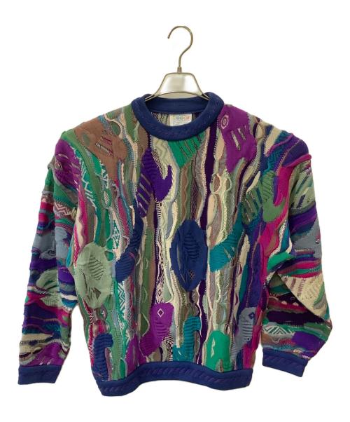 Coogi（クージー）Coogi (クージー) 厚手ニット マルチカラー サイズ:Sの古着・服飾アイテム