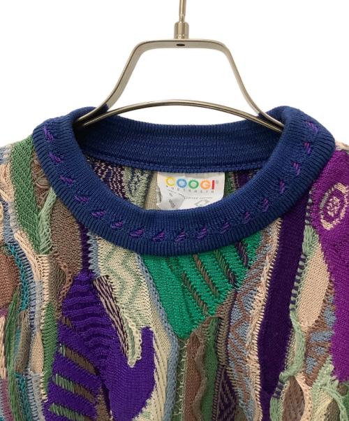 Coogi（クージー）Coogi (クージー) 厚手ニット マルチカラー サイズ:Sの古着・服飾アイテム