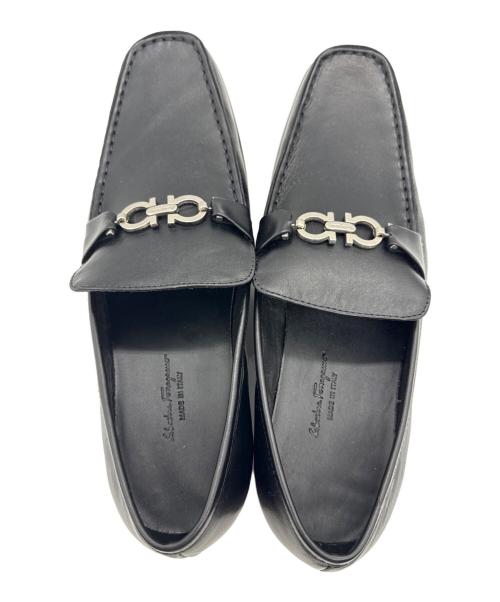 Salvatore Ferragamo（サルヴァトーレ フェラガモ）Salvatore Ferragamo (サルヴァトーレ フェラガモ) ビットローファー ブラック サイズ:43の古着・服飾アイテム