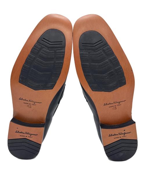 Salvatore Ferragamo（サルヴァトーレ フェラガモ）Salvatore Ferragamo (サルヴァトーレ フェラガモ) ビットローファー ブラック サイズ:43の古着・服飾アイテム