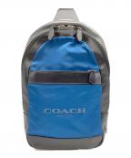 COACHコーチ）の古着「ボディーバッグ」｜ブラック×ブルー