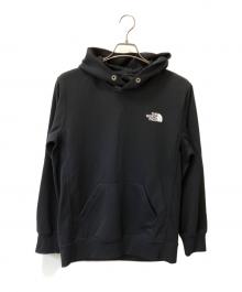 THE NORTH FACE（ザ ノース フェイス）の古着「バックスクエアロゴフーディー」｜ブラック