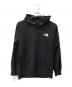 THE NORTH FACE（ザ ノース フェイス）の古着「バックスクエアロゴフーディー」｜ブラック