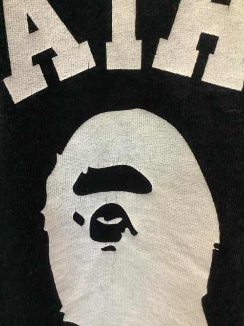 A BATHING APE（アベイシングエイプ）A BATHING APE (アベイシングエイプ) COLLEGE LONG SLEEVE TEE ブラック サイズ:不明の古着・服飾アイテム