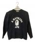 A BATHING APE（アベイシングエイプ）の古着「COLLEGE LONG SLEEVE TEE」｜ブラック