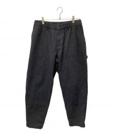 BLACK Scandal Yohji Yamamoto（ブラックスキャンダルヨウジヤマモト）の古着「ELASTICATED WORK PANTS」｜ネイビー