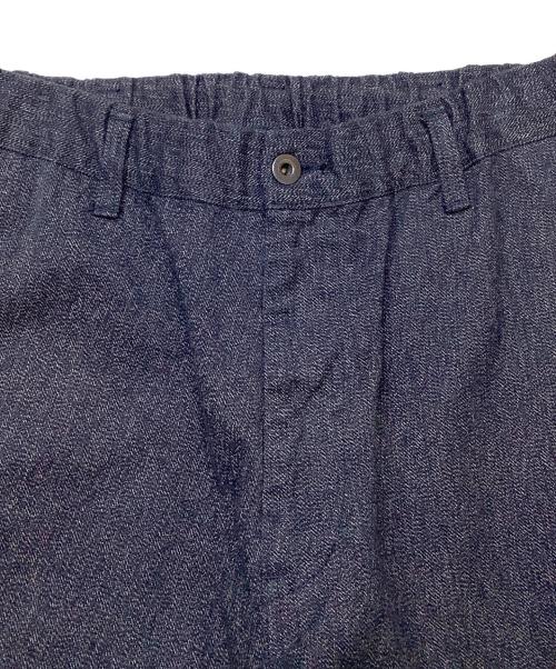 BLACK Scandal Yohji Yamamoto（ブラックスキャンダルヨウジヤマモト）BLACK Scandal Yohji Yamamoto (ブラックスキャンダルヨウジヤマモト) ELASTICATED WORK PANTS ネイビー サイズ:2の古着・服飾アイテム