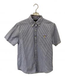 POLO RALPH LAUREN（ポロ・ラルフローレン）の古着「半袖シャツ」｜ブルー×ホワイト