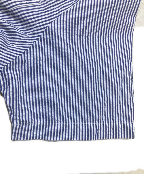 POLO RALPH LAUREN（ポロ・ラルフローレン）POLO RALPH LAUREN (ポロ・ラルフローレン) 半袖シャツ ブルー×ホワイト サイズ:Mの古着・服飾アイテム