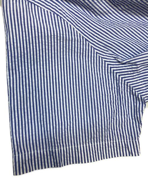 POLO RALPH LAUREN（ポロ・ラルフローレン）POLO RALPH LAUREN (ポロ・ラルフローレン) 半袖シャツ ブルー×ホワイト サイズ:Mの古着・服飾アイテム