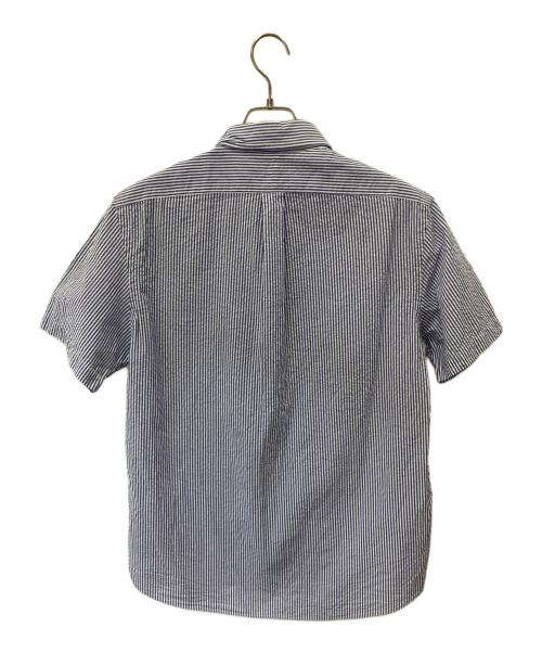 POLO RALPH LAUREN（ポロ・ラルフローレン）POLO RALPH LAUREN (ポロ・ラルフローレン) 半袖シャツ ブルー×ホワイト サイズ:Mの古着・服飾アイテム
