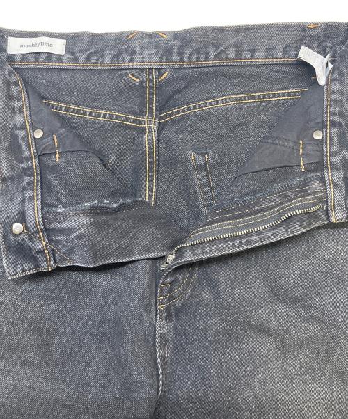 MONKEY TIME（モンキータイム）MONKEY TIME (モンキータイム) オーバーダイ デニム バギー パンツ グレー サイズ:Mの古着・服飾アイテム