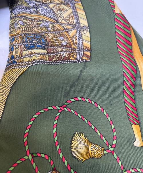 HERMES（エルメス）HERMES (エルメス) シルクベスト グリーン サイズ:40の古着・服飾アイテム