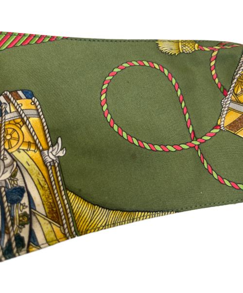 HERMES（エルメス）HERMES (エルメス) シルクベスト グリーン サイズ:40の古着・服飾アイテム