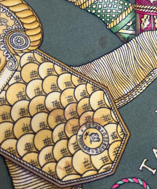 HERMES（エルメス）HERMES (エルメス) シルクベスト グリーン サイズ:40の古着・服飾アイテム