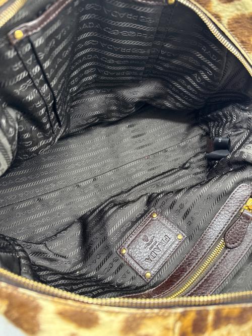 PRADA（プラダ）PRADA (プラダ) ボストンバッグ ベージュの古着・服飾アイテム