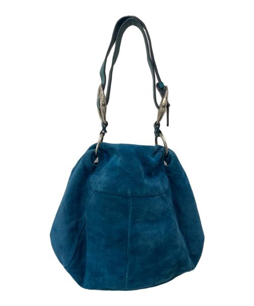 Yves Saint Laurent（イヴサンローラン）Yves Saint Laurent (イヴサンローラン) セミショルダーバッグ ターコイズの古着・服飾アイテム